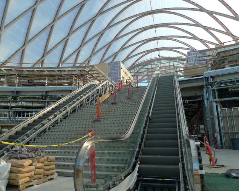Illustration for article titled A Tour of the Futuristic Roof on California's High-Speed Rail Station